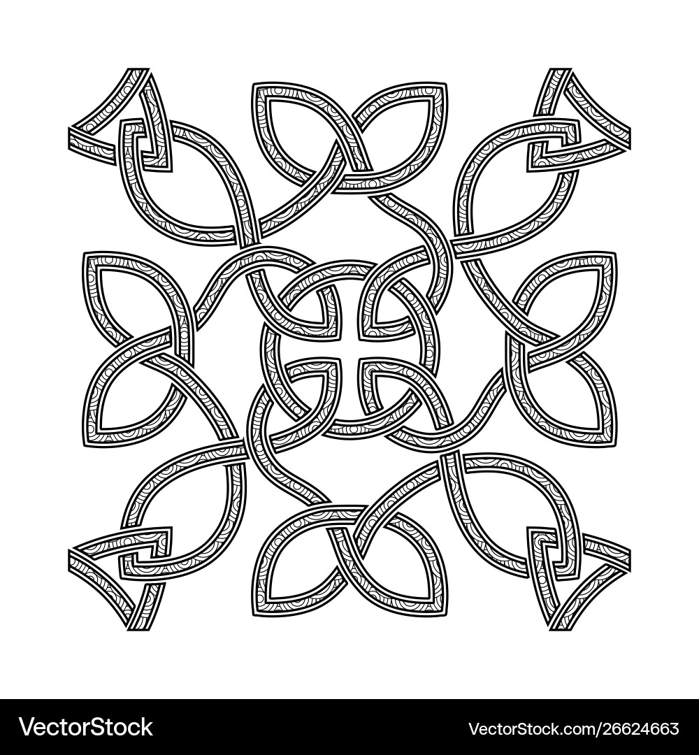 Abstract scandinavian background square symbol Abstract scandinavian background square symbol vector image
