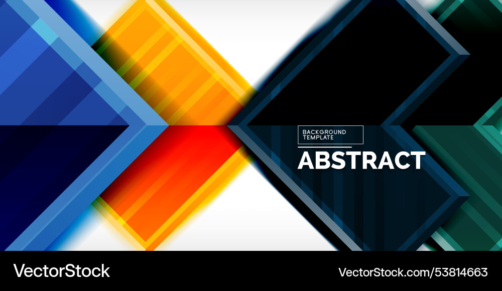 Arrow symbols created with 3d effects and line Vector Image