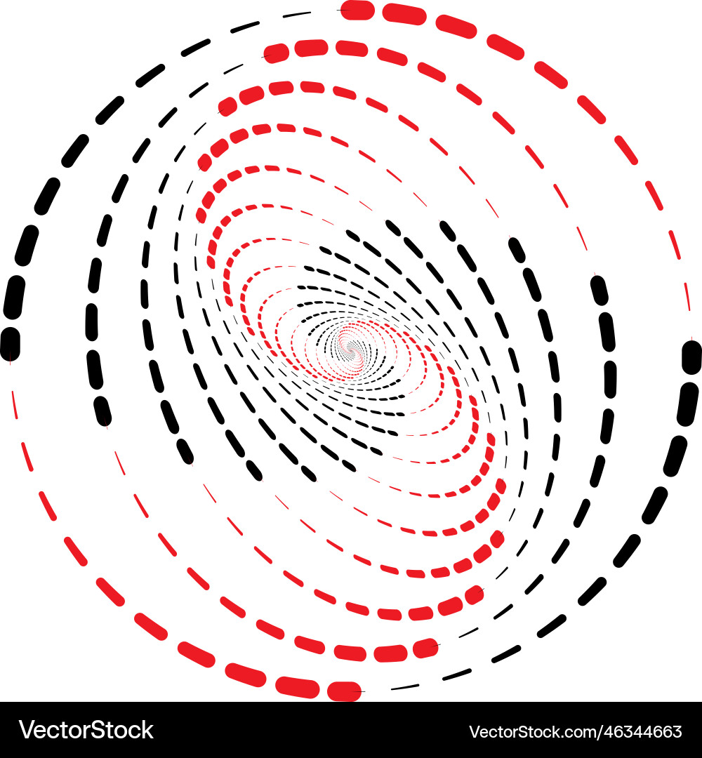 Dynamic abstract circle Vector Image