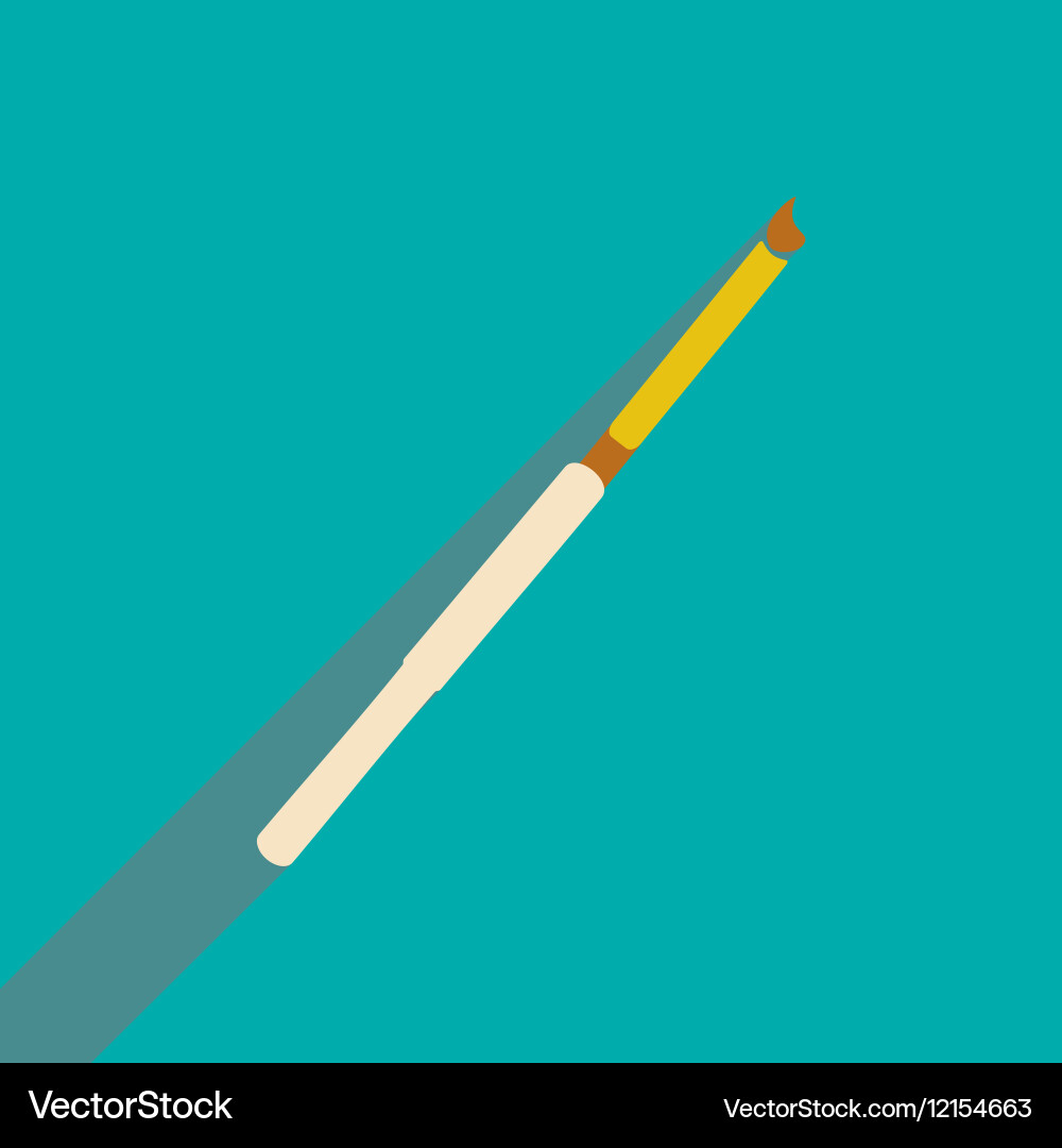 Flat with shadow icon and mobile application Vector Image