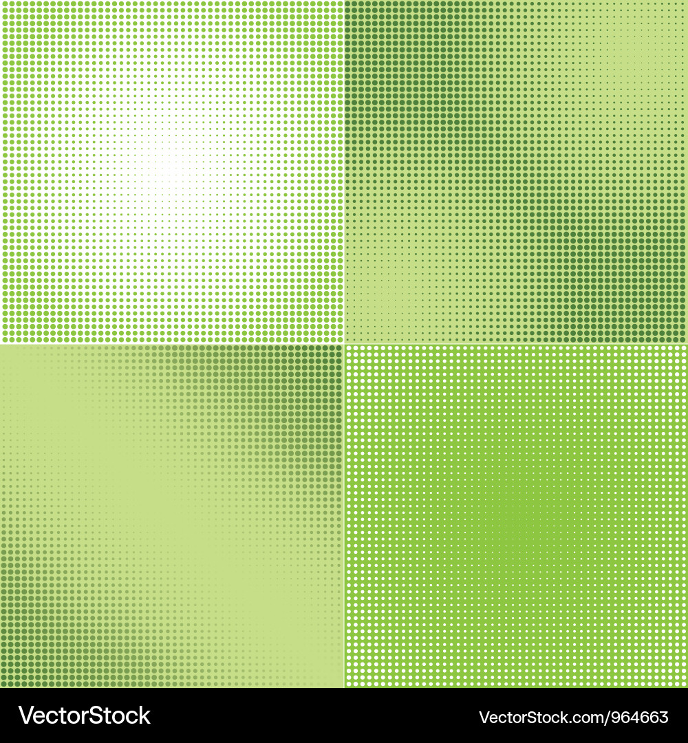 Halftone Gradient Screen Pattern vector image