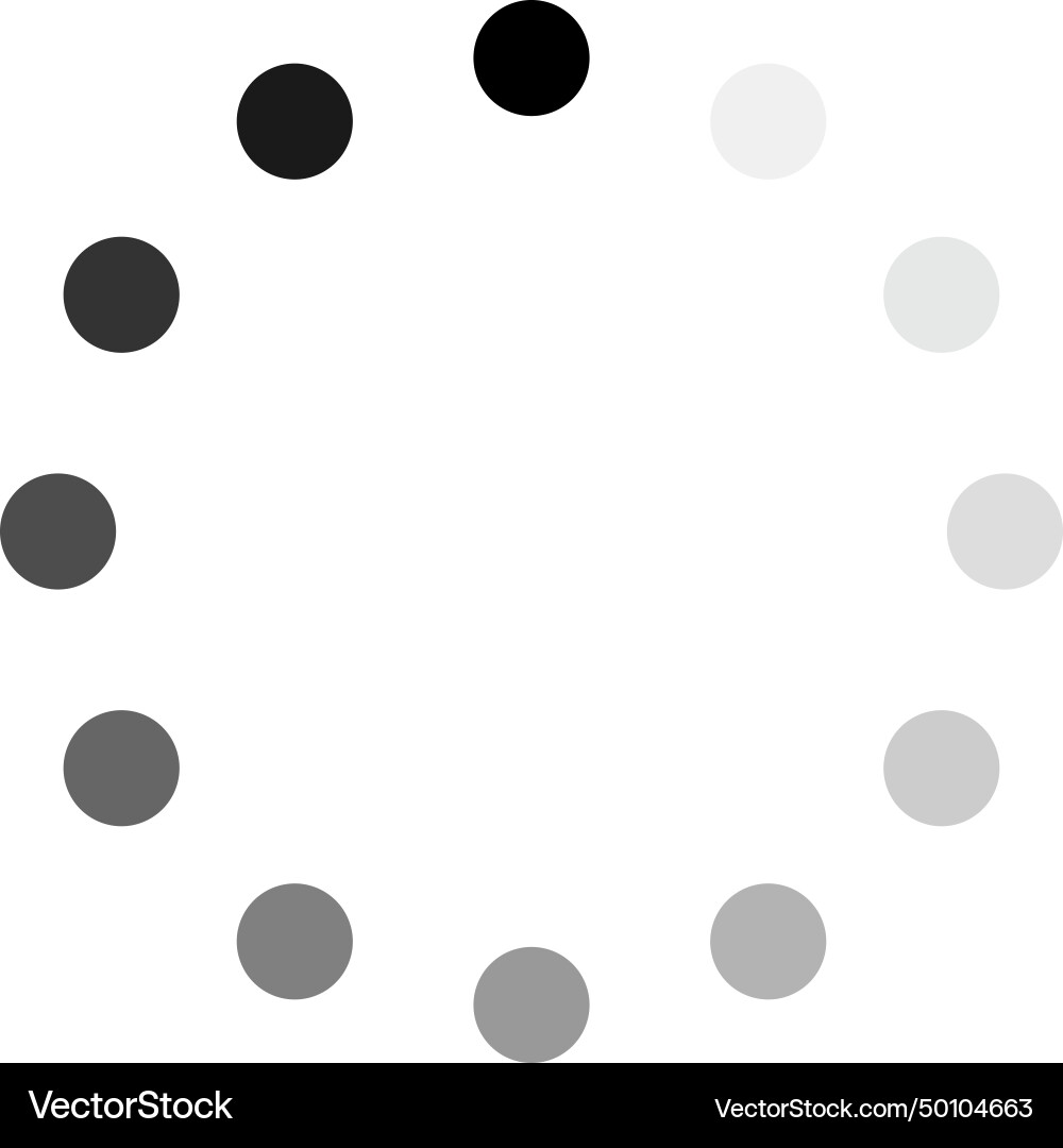 Loading time icon in black Loading time icon in black vector image