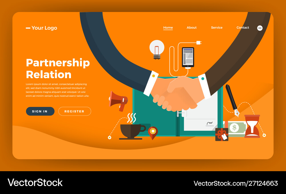 Mock-up design website flat concept Mock-up design website flat concept vector image