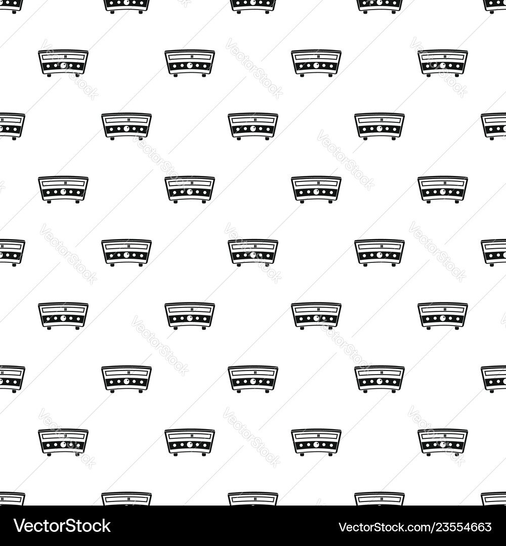 Radio pattern seamless Radio pattern seamless vector image