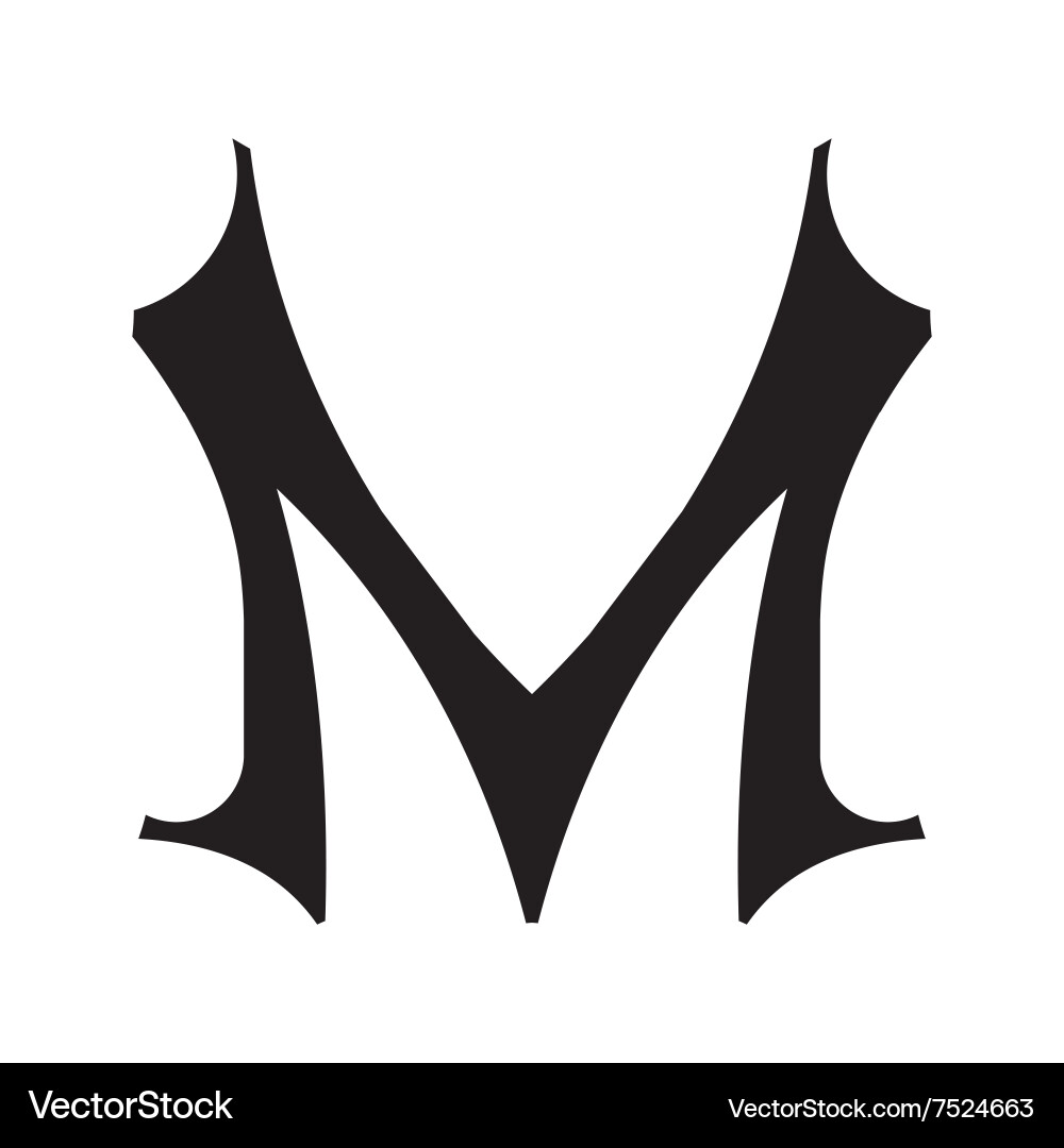 M style Vector Images & Graphics for Commercial Use | VectorStock