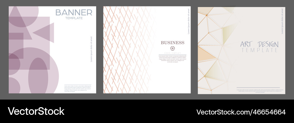 A pattern of geometric elements set Vector Image