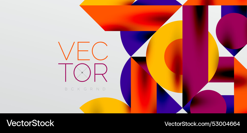 Circles and shadows colorful round elements Circles and shadows colorful round elements vector image