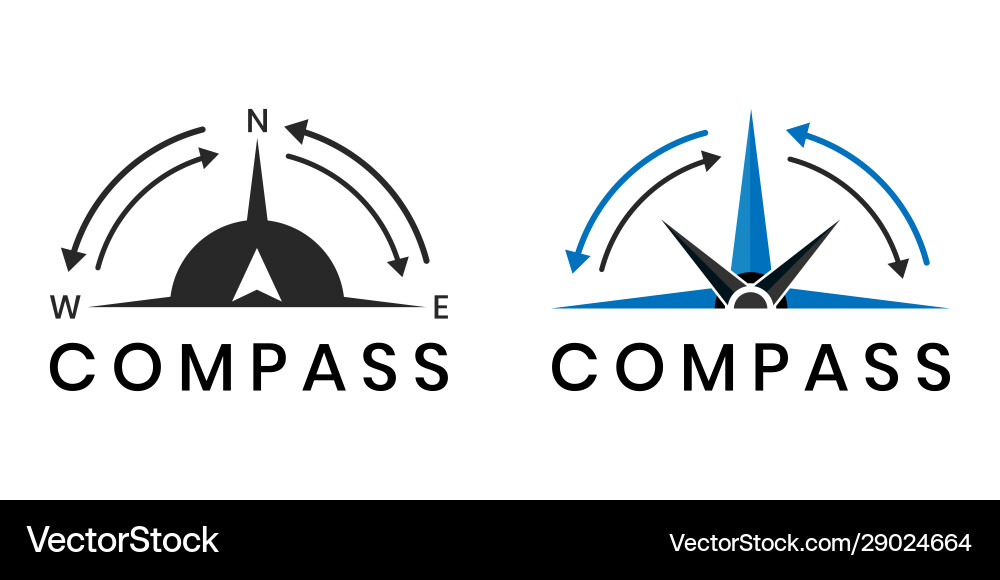 Compass pointer icon with white background Compass pointer icon with white background vector image