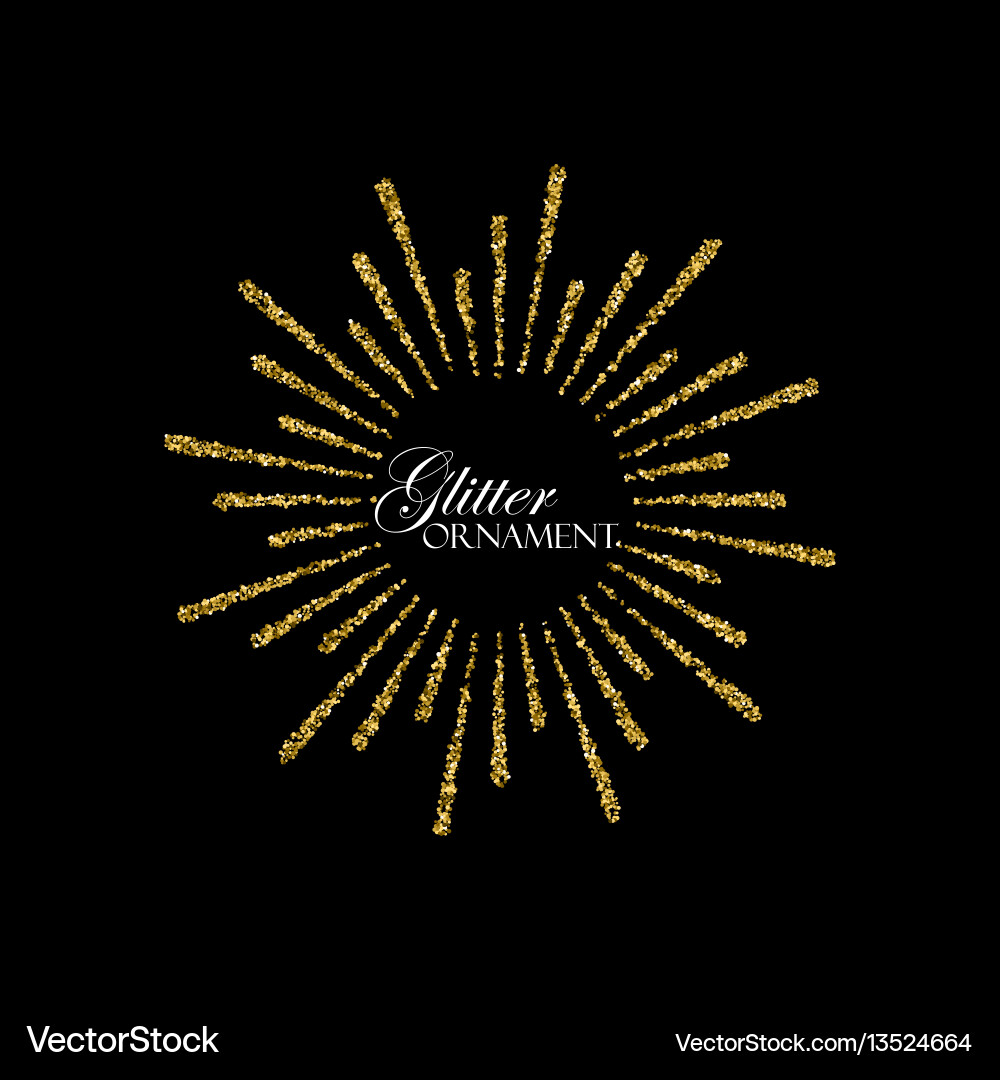 Glowing explode of sparkling particles Glowing explode of sparkling particles Vector Image