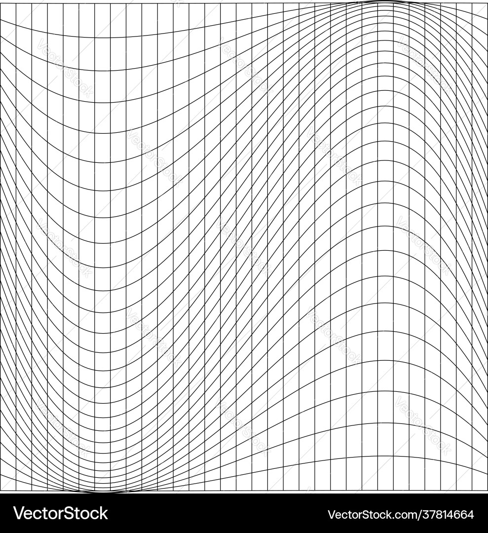 Grid mesh lattice grating with distort deform Grid mesh lattice grating with distort deform Vector Image