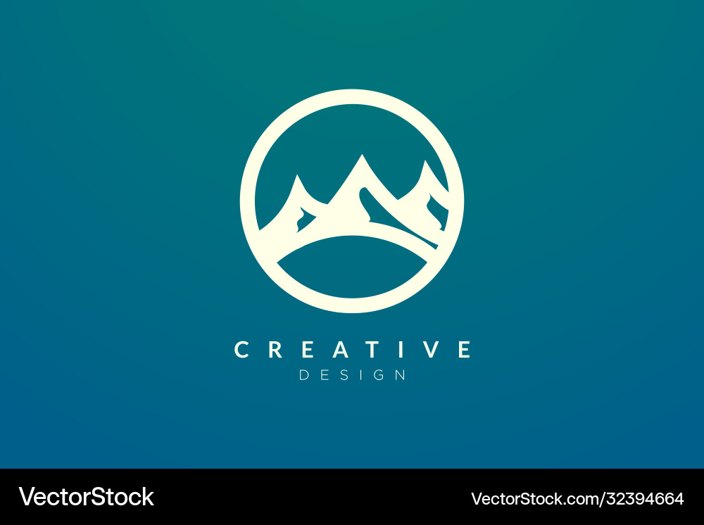 Logo design that combines circle objects Vector Image