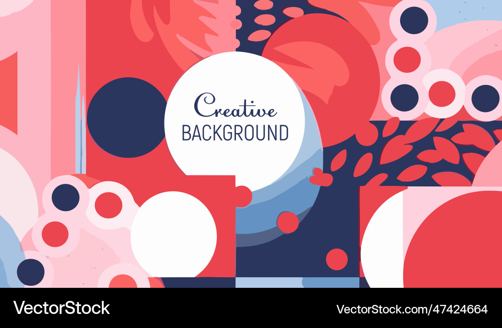 Pattern with abstract shapes Pattern with abstract shapes Vector Image
