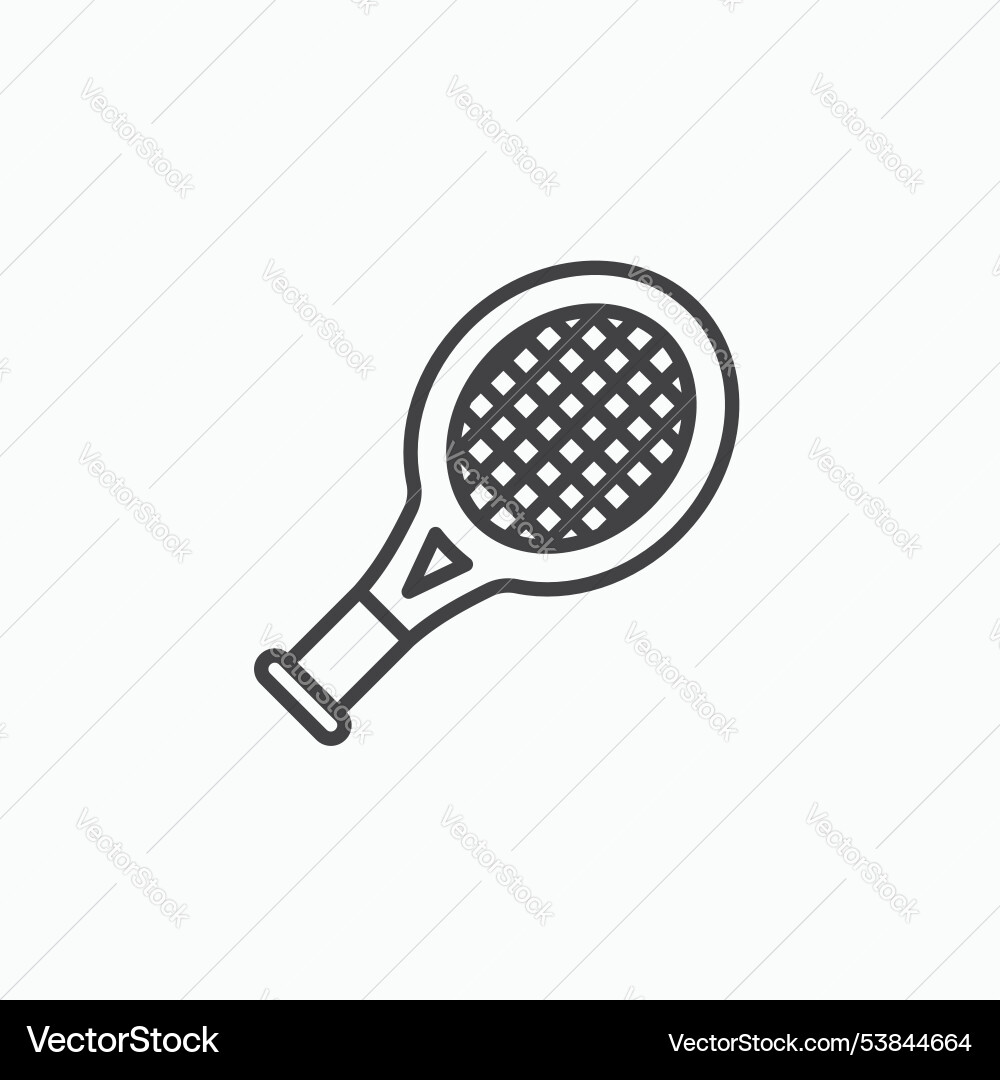 Racket icon set Vector Image
