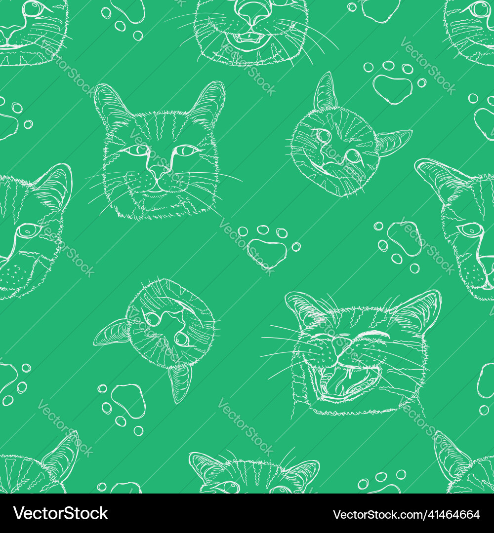 Seamless pattern set line sketch of different Seamless pattern set line sketch of different vector image