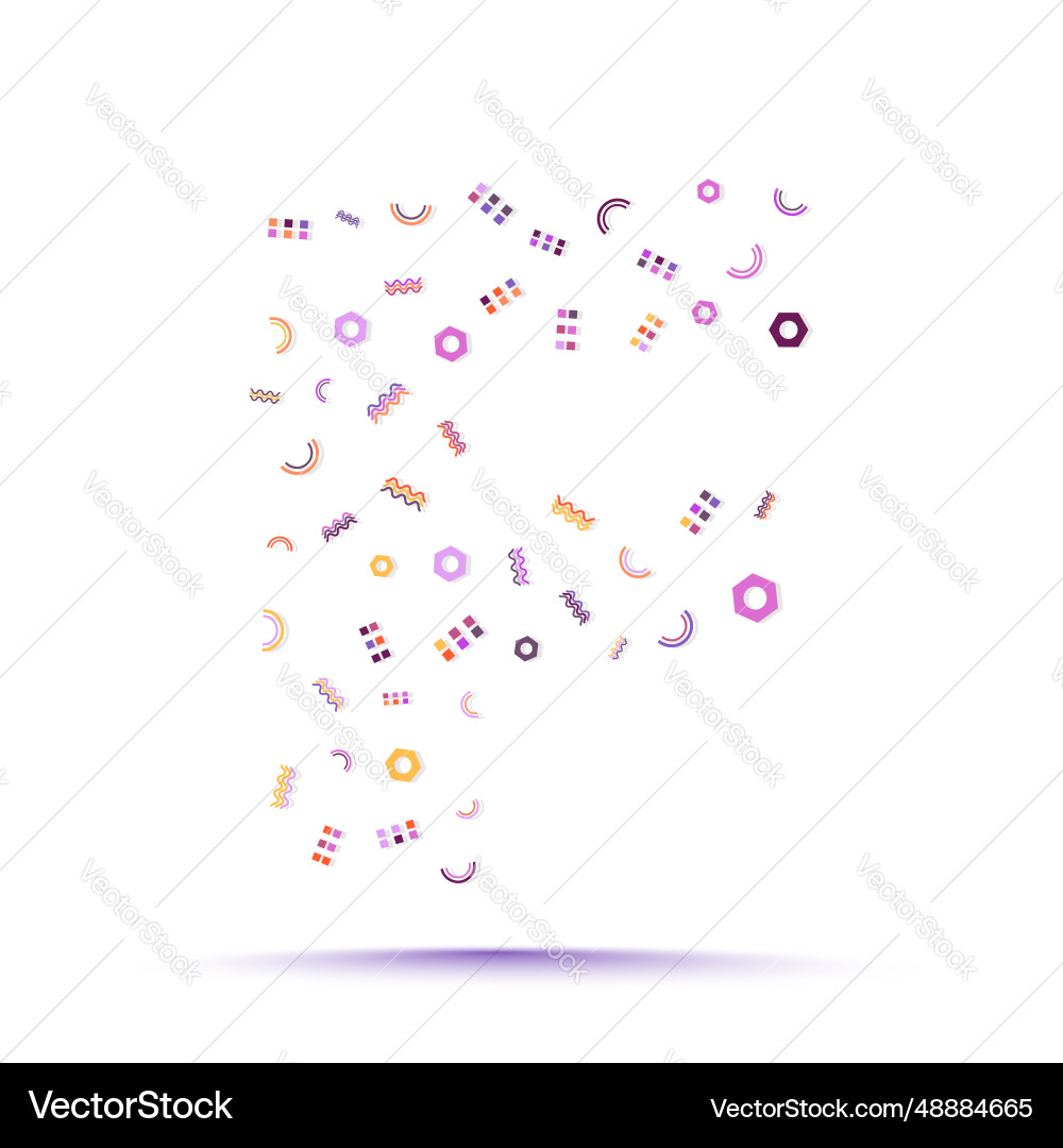 Minimal geometric trendy abstract shape pattern Minimal geometric trendy abstract shape pattern vector image