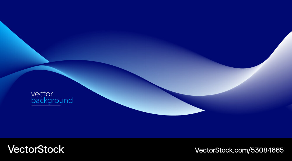Smooth flow of wavy shape with gradient abstract Smooth flow of wavy shape with gradient abstract vector image