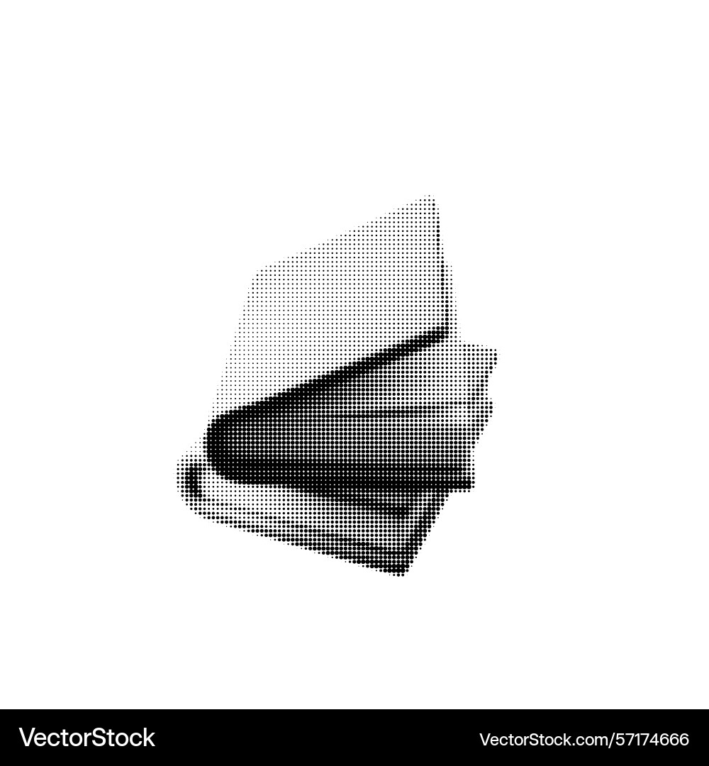 3d open book with halftone 3d open book with halftone vector image