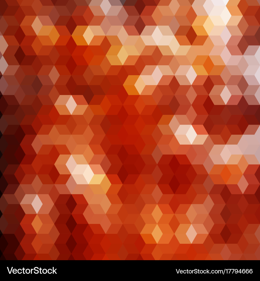 Abstract colorful background of hexagons Vector Image