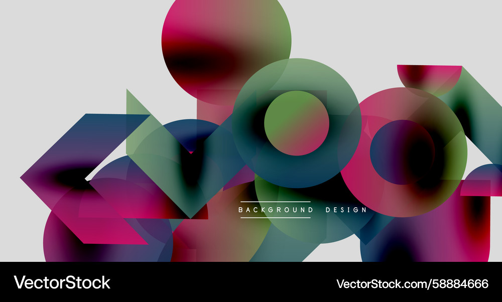 Dynamic Geometric Overlays Vector Image