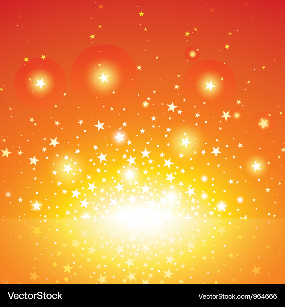 Exploding Star Background vector image