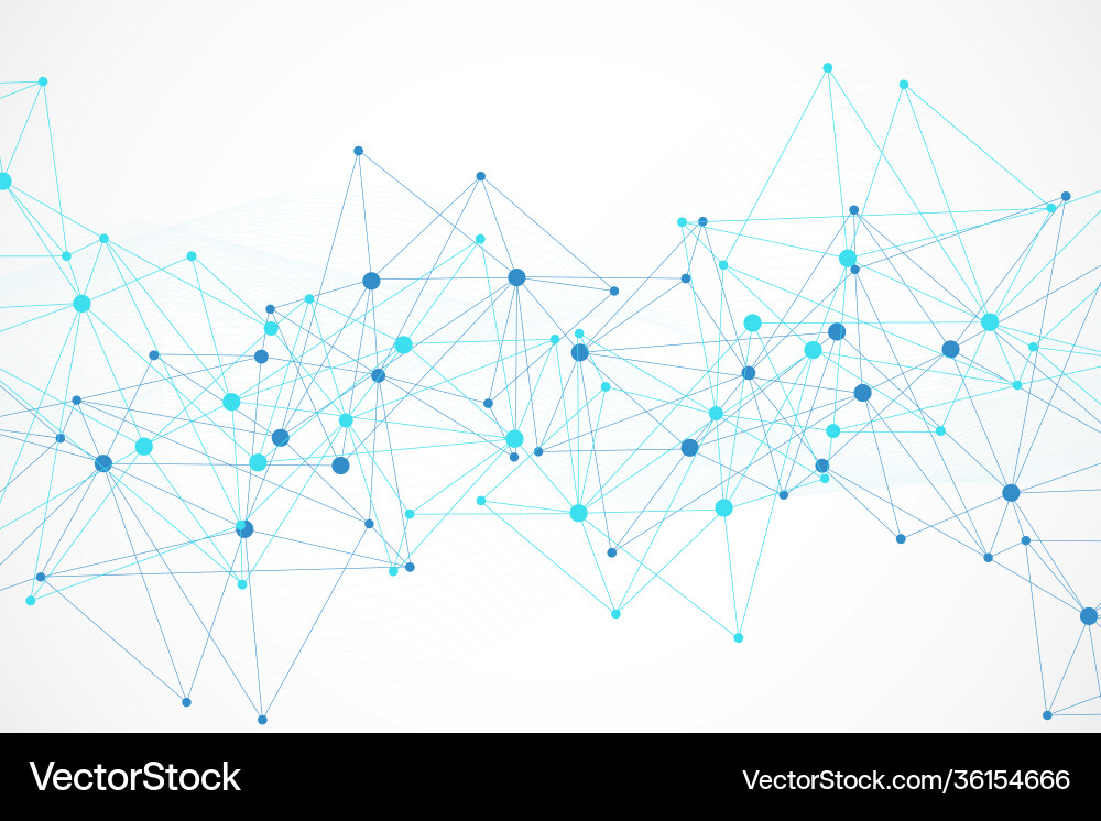 Geometric abstract background with connected line Geometric abstract background with connected line vector image