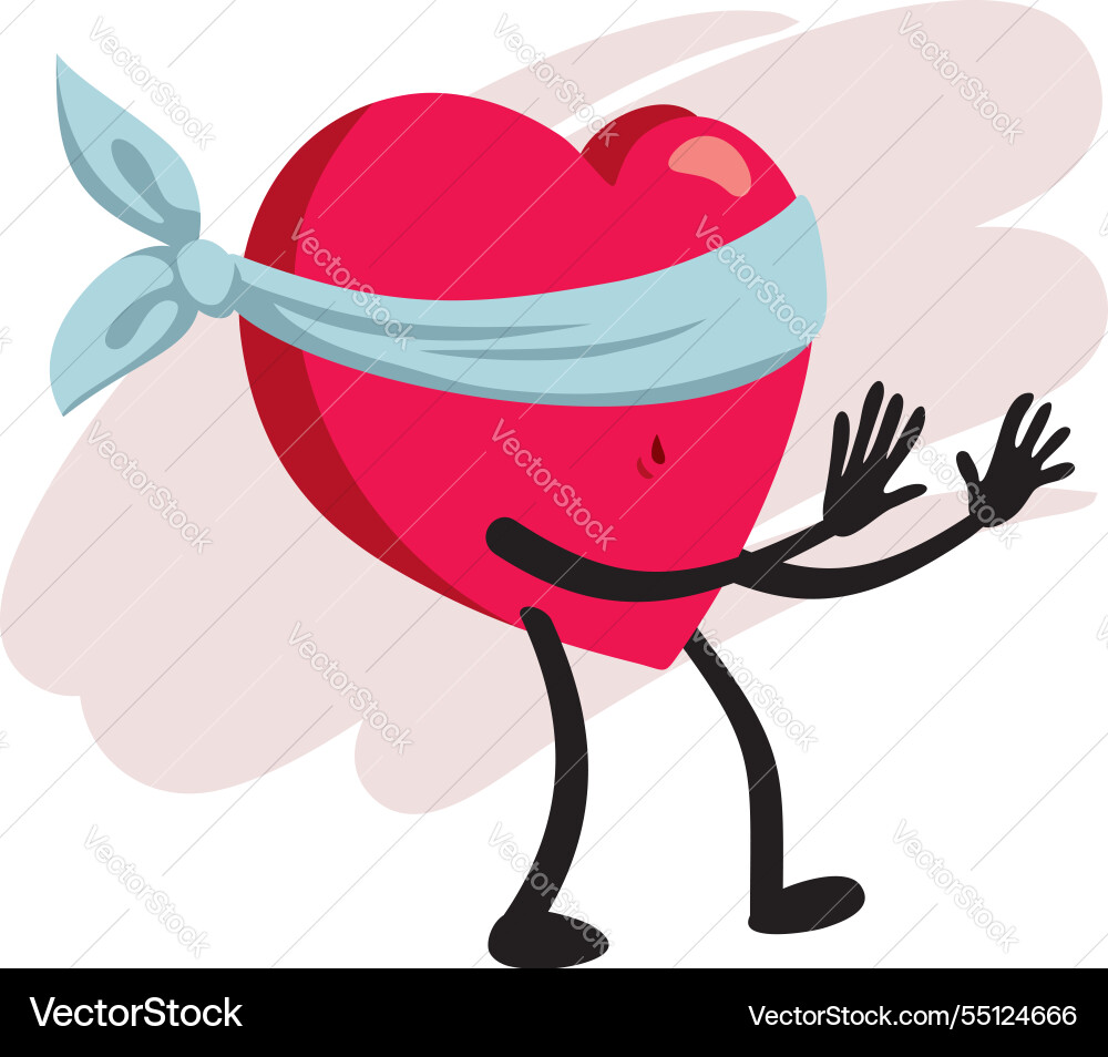 heart-in-blindfold-love-is- heart-in-blindfold-love-is-