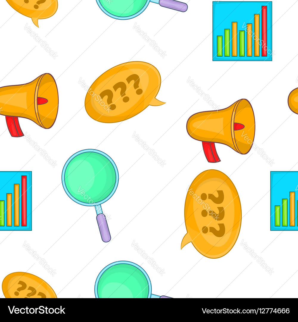 Internet data pattern cartoon style Vector Image