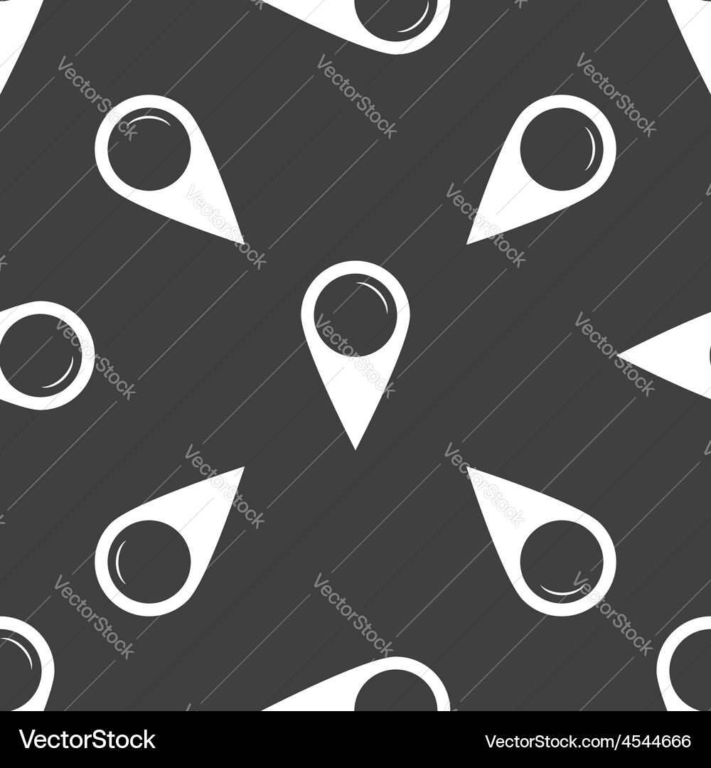 Map pointer pattern vector image
