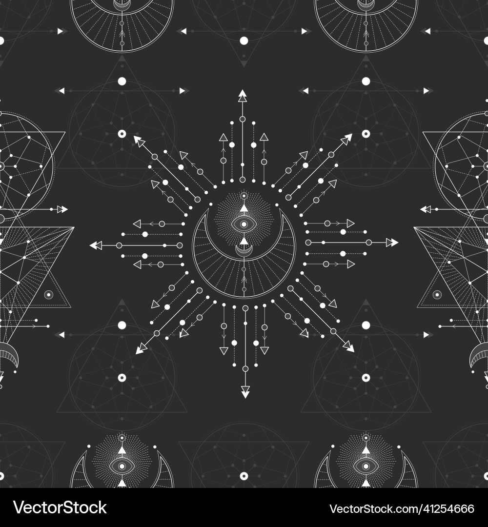 Seamless pattern with geometric symbols Seamless pattern with geometric symbols vector image