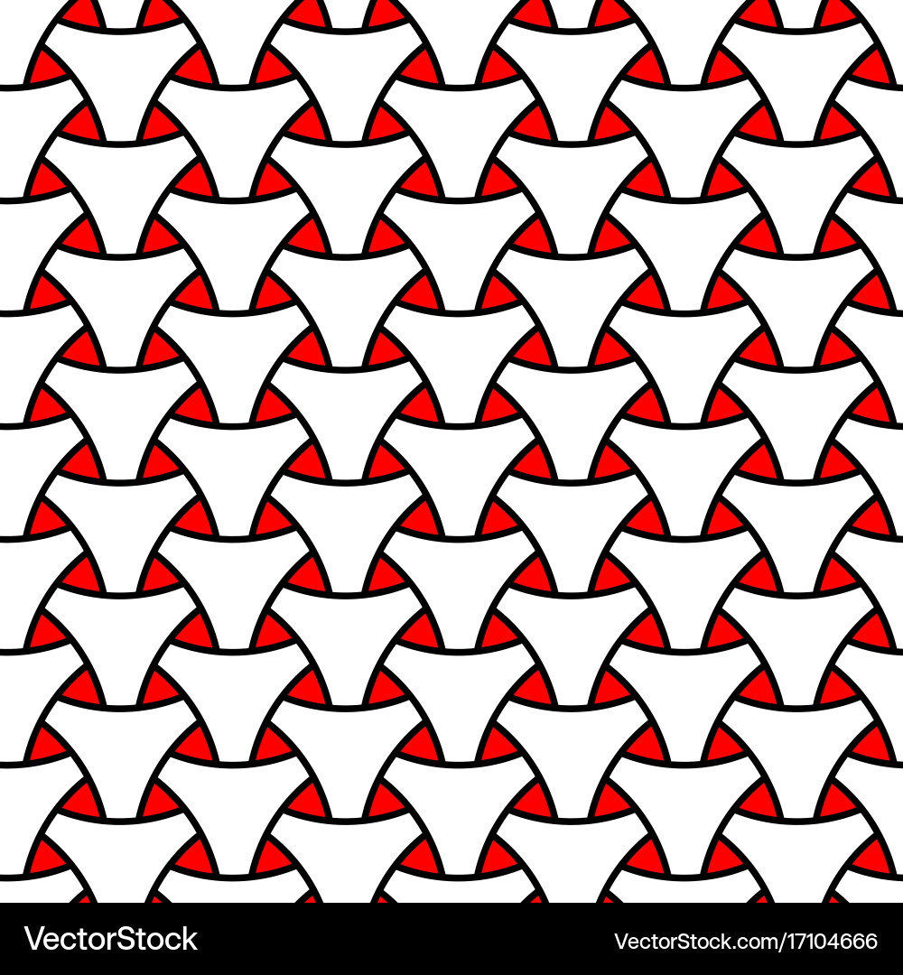Seamless weaving triangle squama surface pattern vector image