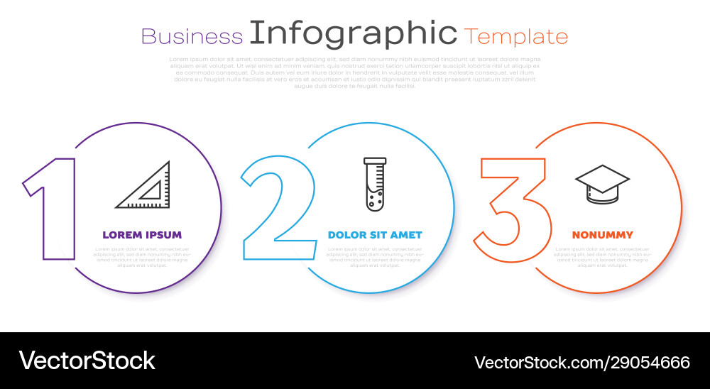 Set line triangular ruler test tube and flask Set line triangular ruler test tube and flask vector image