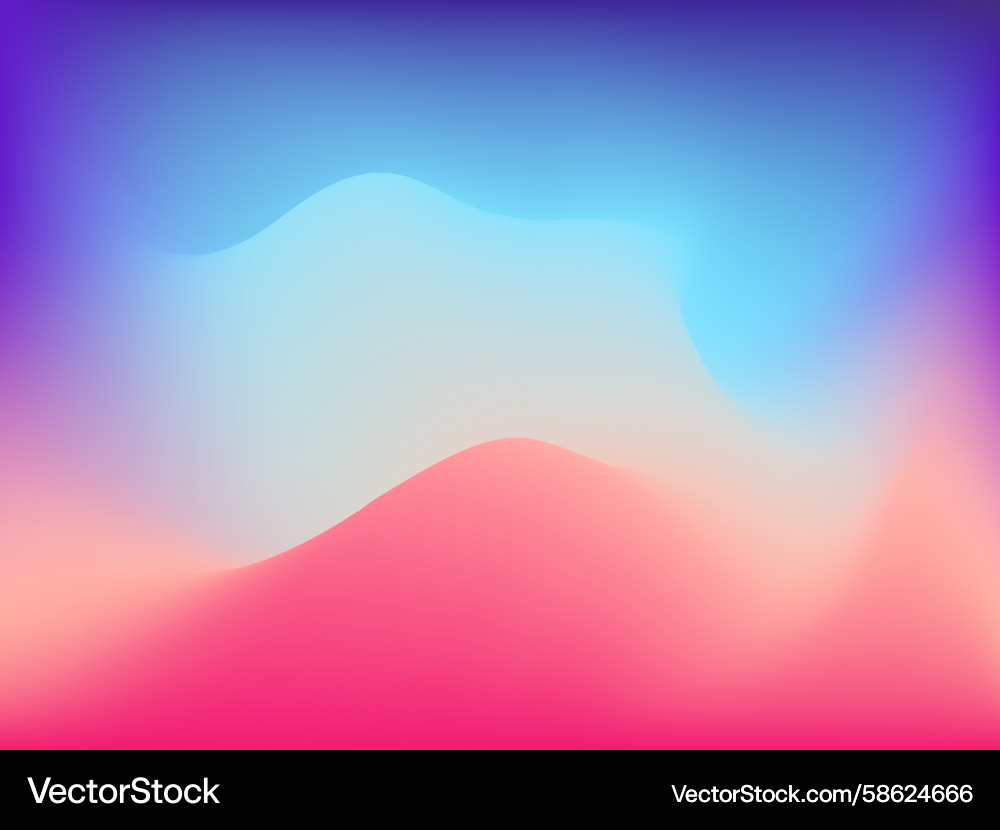Stylish retro gradient background with grain Vector Image