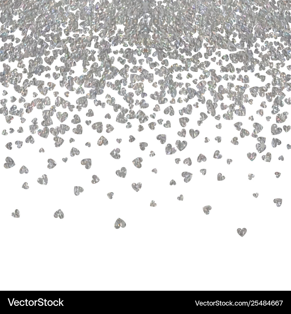 Background random falling hearts Background random falling hearts vector image