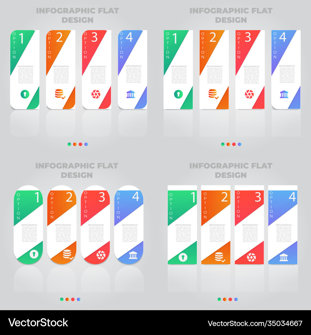 Business data visualization process chart Vector Image