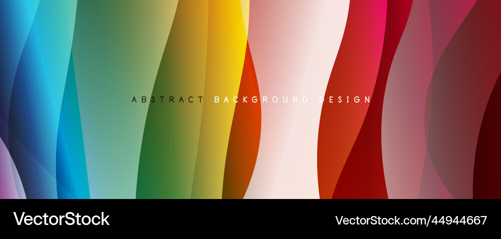 Fluid wave lines with trendy color gradient Fluid wave lines with trendy color gradient Vector Image