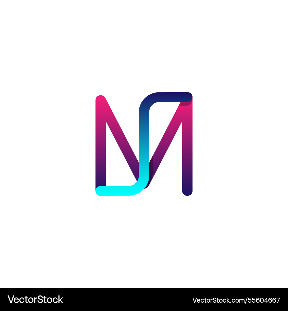 Initial ms modern monogram and elegant logo design Initial ms modern monogram and elegant logo design vector image