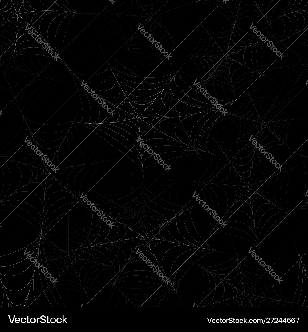 Seamless pattern with image spider web Seamless pattern with image spider web vector image