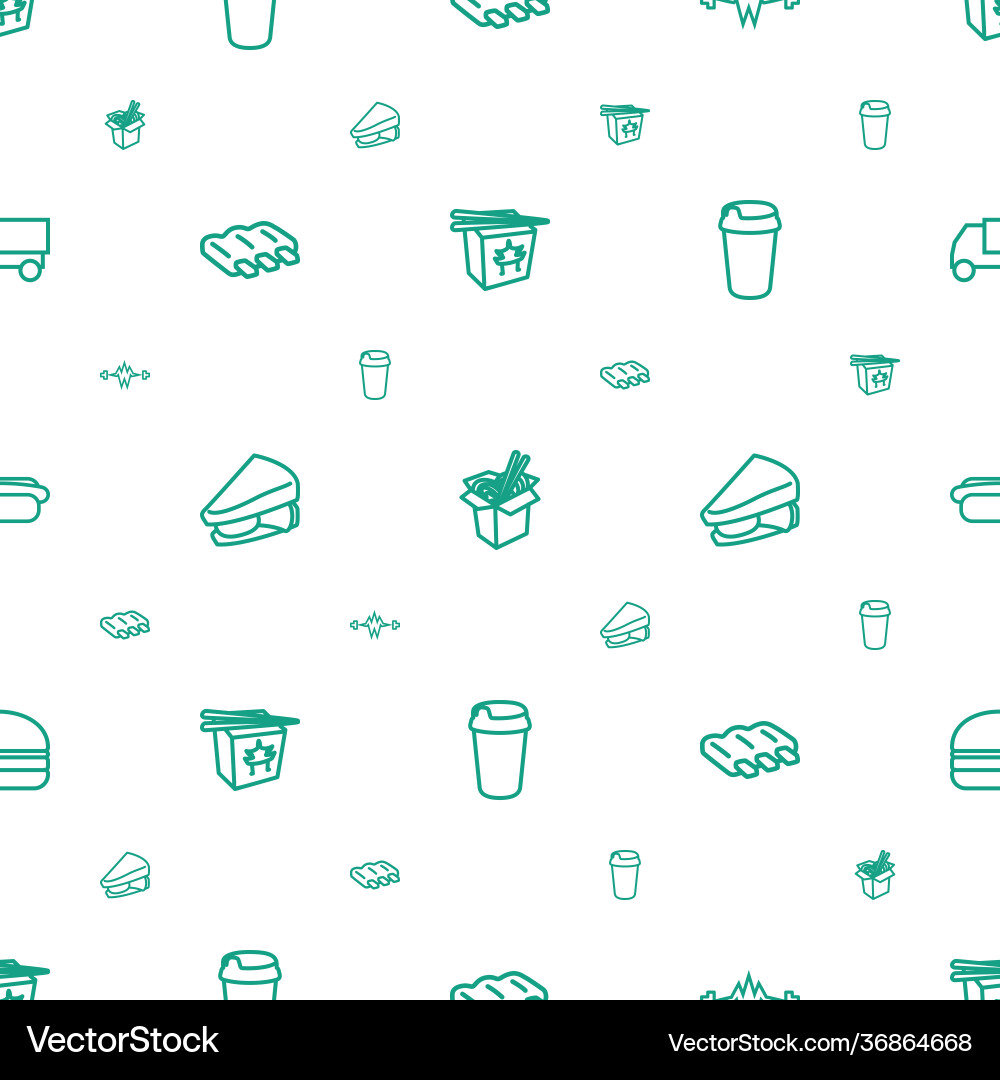 Fast icons pattern seamless white background Vector Image