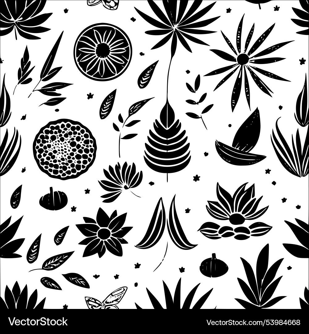 Incense abstract pattern seamless vector image