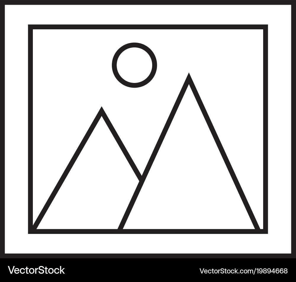 Line art picture image object with border Vector Image