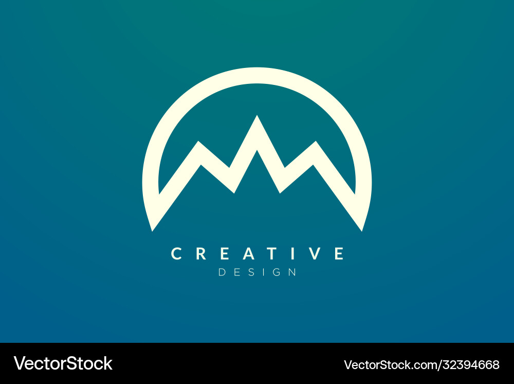 Logo design that combines circle objects Vector Image