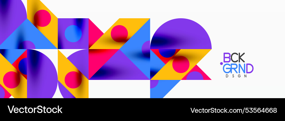 Trendy triangles lines round elements and circles Trendy triangles lines round elements and circles vector image