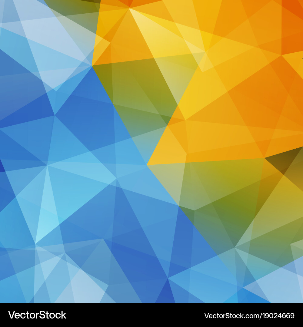 Abstract triangular mosaic background vector image
