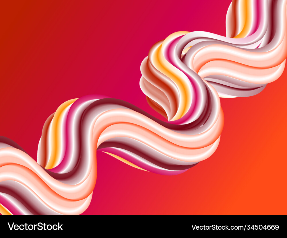 Abstract wave 3d background with colorful liquid Abstract wave 3d background with colorful liquid vector image