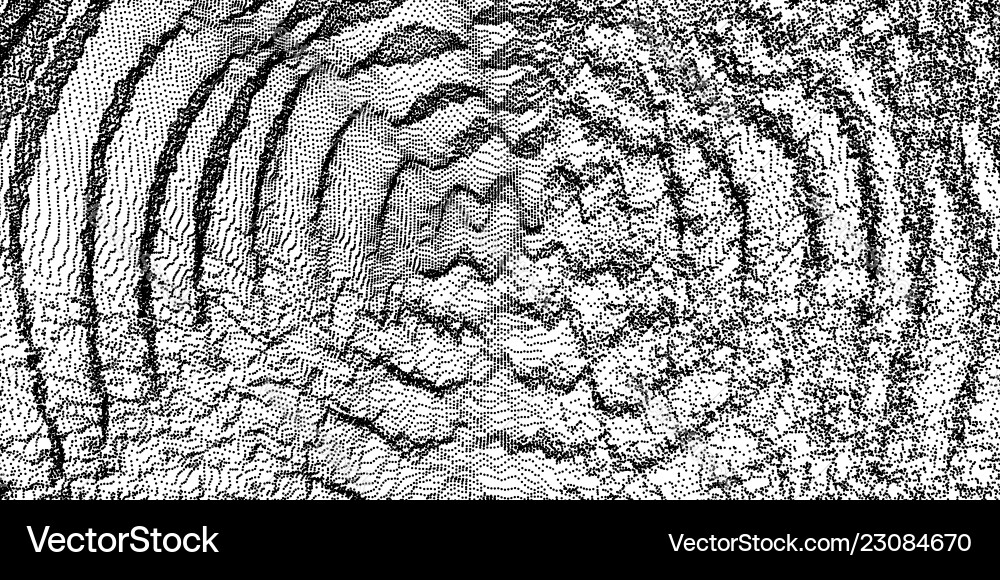 3d wavy background with ripple effect grid 3d wavy background with ripple effect grid vector image