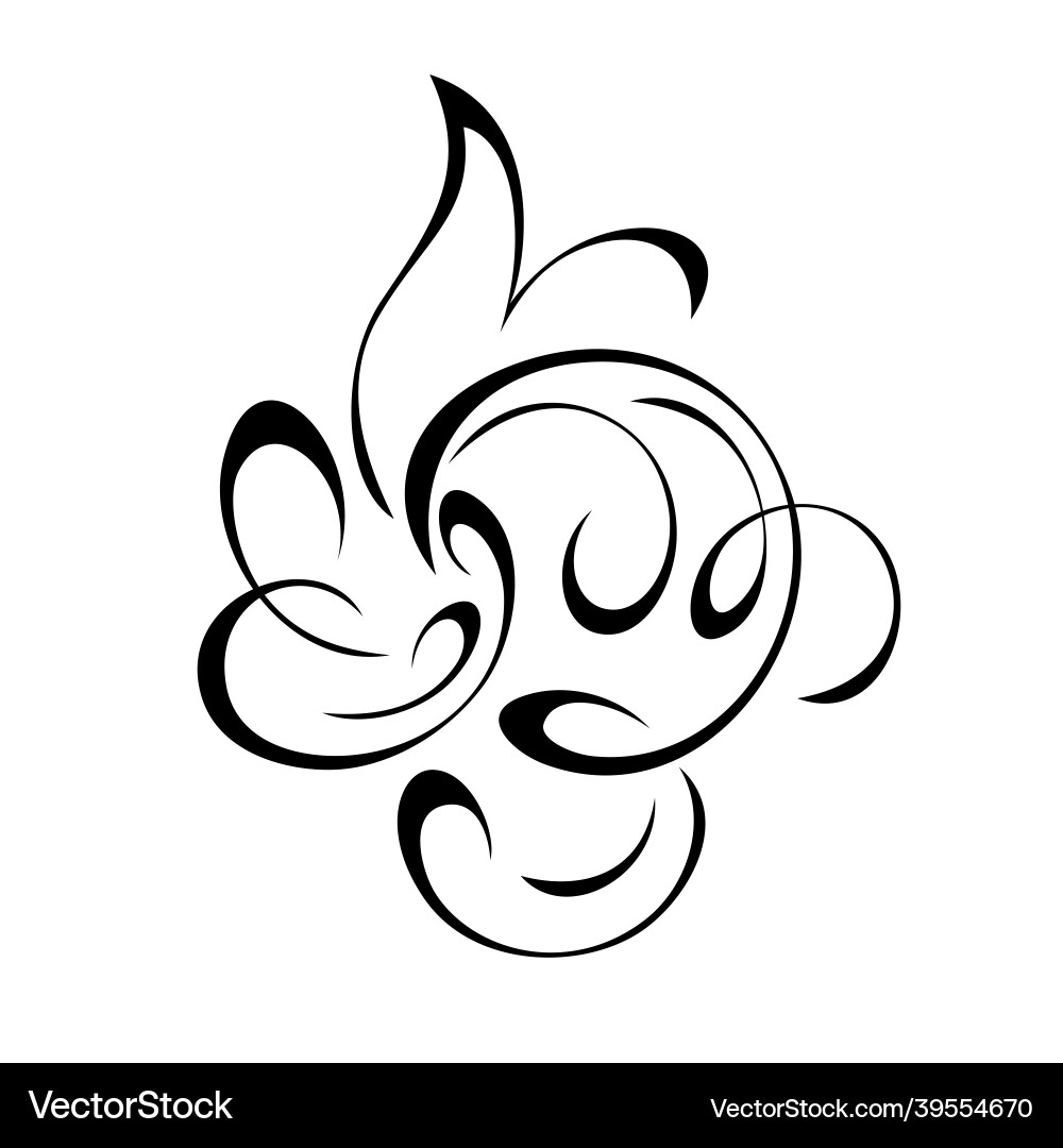 Abstract element with swirls Vector Image