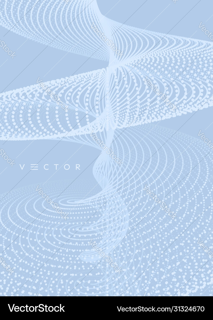 Soundwellen Big Data Visualisierungs-Array Soundwellen Big Data Visualisierungs-Array vektorbild