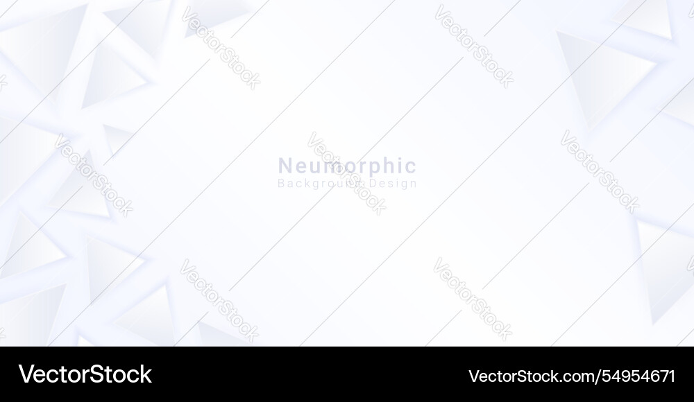 Abstract banner background white color triangular Abstract banner background white color triangular vector image