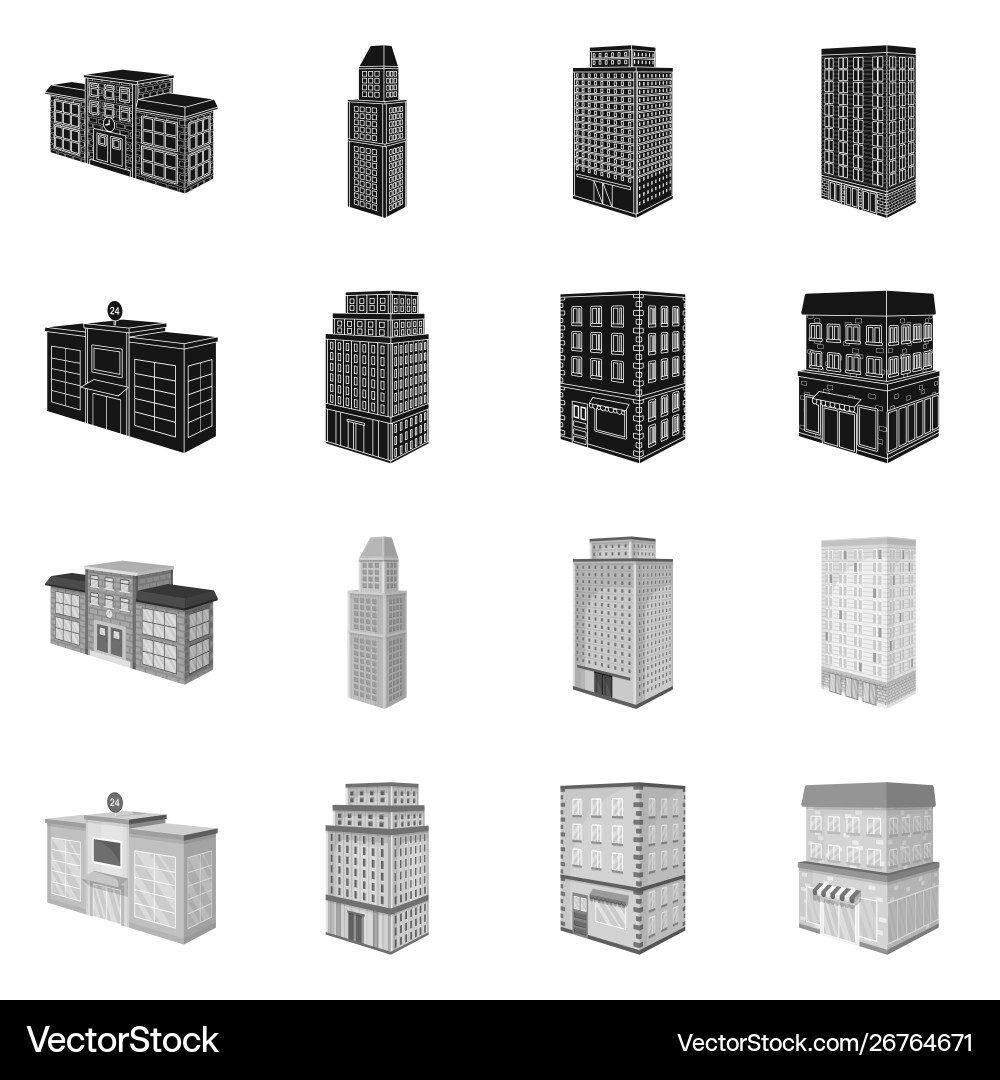 Isolated object construction and building Vector Image
