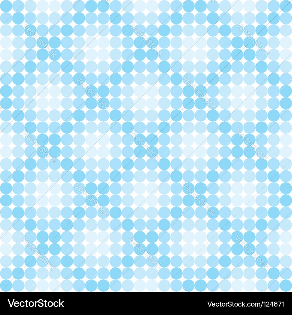 Seamless pattern from blue circles Vector Image